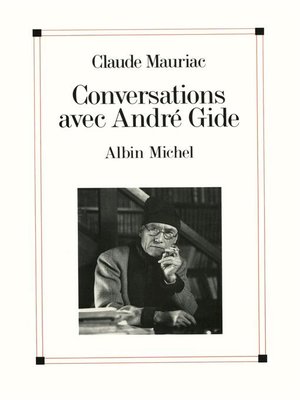 cover image of Conversations avec André Gide